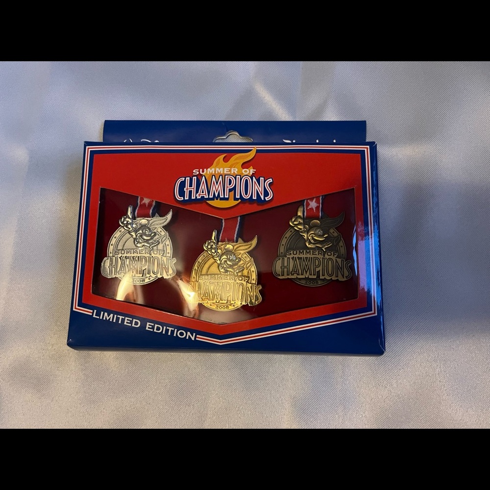 2008 Summer of Champions Disney Medal Set Limited Edition